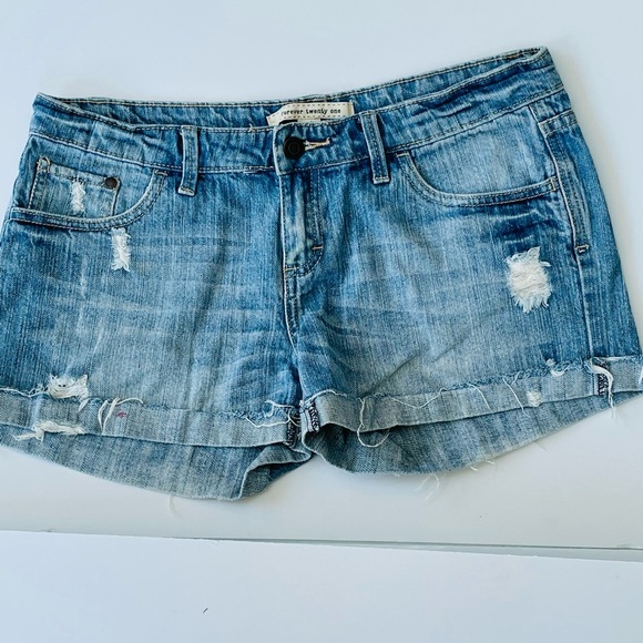 Forever 21 Distressed Shorts - Picture 1 of 8